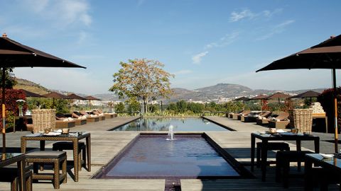 Infinity pool overlooking the Douro Valley at Six Senses